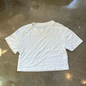 Madewell Zig Zag Cream Tee